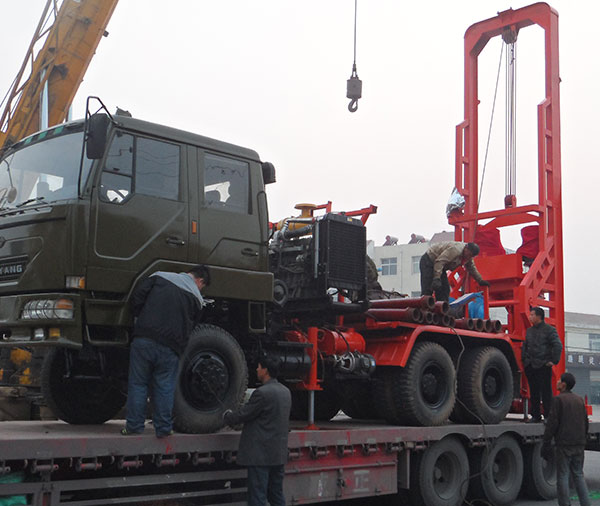 8寸车载式正循环钻机价格