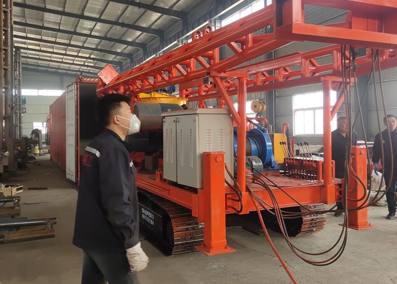 8寸正循环钻机发往马达加斯加